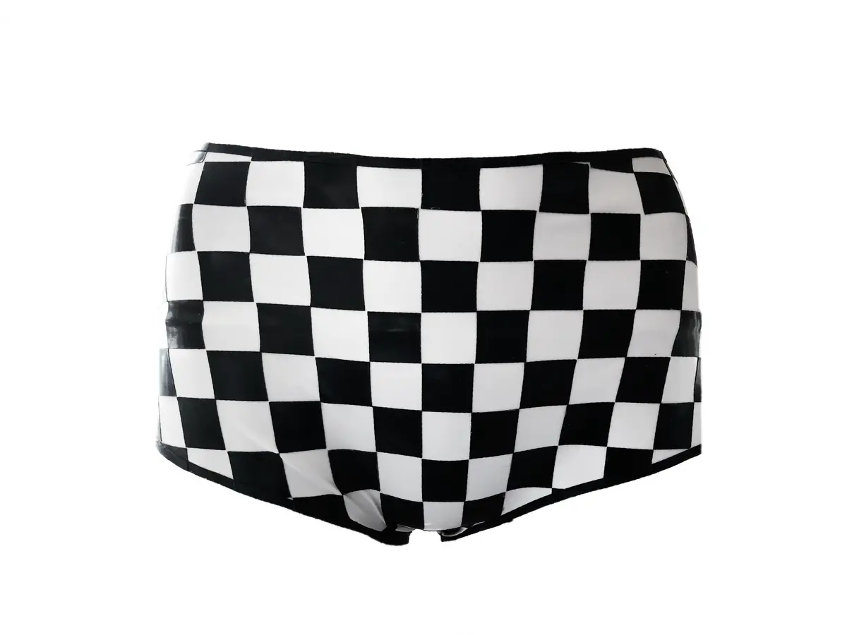 Chequered Hot Pants / Grid Girl Shorts