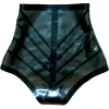 Latex High Waisted Transparent Design Hotpants