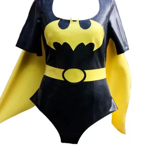 Latex Batgirl Outfit - Bodysuit / Belt / Cape / Gloves