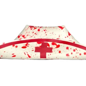 Latex Blood Splatter Nurse Hat