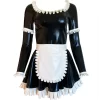 Latex Mini Maid Dress with Apron