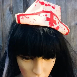 Latex Blood Splatter Nurse Hat