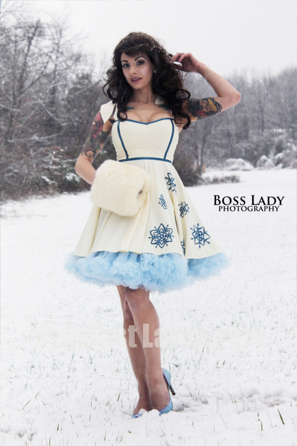 Latex Snowflake Dress, Your Winter Wonderland Wardrobe Essential