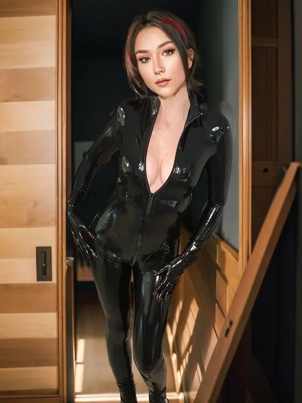 Unleash Your Friday Night Glamour with a Latex Catsuit